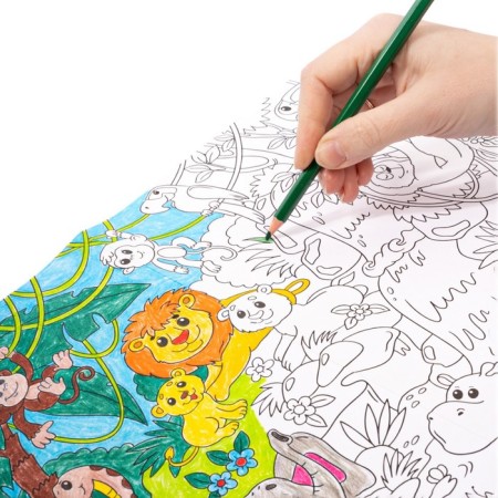 Set for creativity. Painting "Jungle" format A3-2