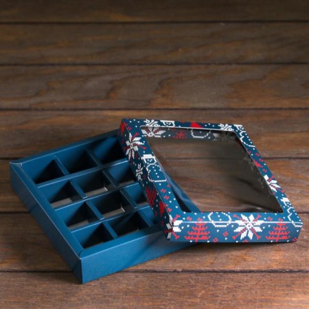 Box for sweets 12 pcs Upak Land "Svouter", 19 x 15 x 3.6 cm-3