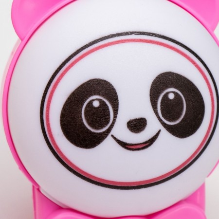 Panda nightlight LED white-pink 3.5x8x9.5 cm Risalux-6