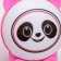 Panda nightlight LED white-pink 3.5x8x9.5 cm Risalux