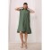 Dress shirt female looklikecat, size 42, green color