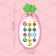 Musical phone "Pineapple", light, sound, color pink