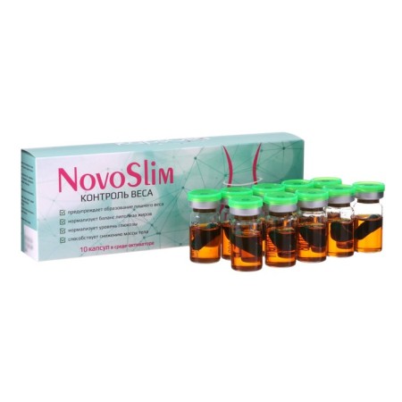 Novoslim capsules, weight control, 10 pcs.