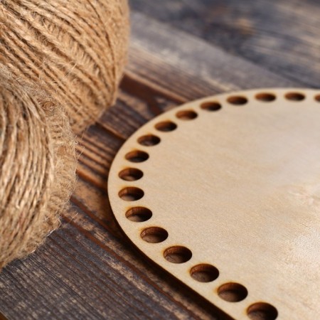 Cleaning “oval parallel”, bottom plywood 3 mm, 20 × 15 cm, d = 10mm-1