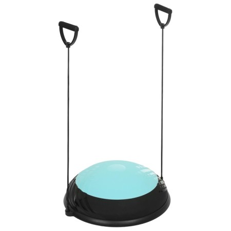 Half -sphere bosu gymnastic, 60x10 cm, with a pump, blue color-2