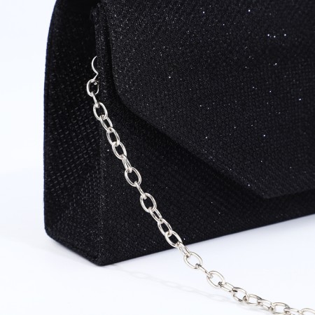 Magneta bag bag, long chain, black color-3
