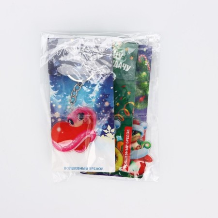 Acrylic keychain "New Year", mix, 6 x 16.2 cm-5