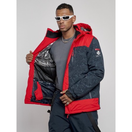 Male winter ski costume, size 48, dark blue color-14