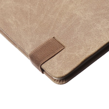 Dated 2025 planning, 250 x 190 mm, 54 sheets, gluing, Escalada, hard -leather cover, pancake embossing, tinted block 70 g/m2, beige beige.-4