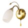 Brazniyvet 12121/1wab MK, 1x40W, E14, 24.5x10x18.5 cm, bronze color