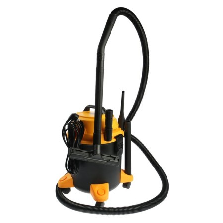 Denzel LVC20 construction vacuum cleaner, 1400 watts, 20 l, 3 m hose, carcinchronization socket-1