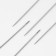Sewing needles No. 4, d = 0.9 mm, 4.5 cm, 10 pcs, S-7