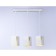 Suspended lamp with a change of lamp Ambrella Light, Techno, TN5138, E27, white color