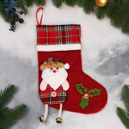 Santa Claus with long legs, 19x25 cm, red toe.-1