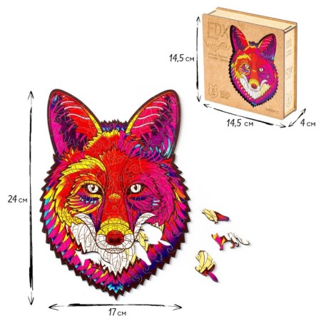 Figure puzzle "Fox" s-1