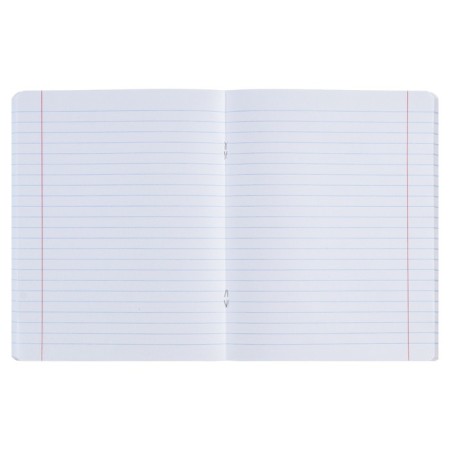 A notebook of 60 sheets in a cage on a clip "Listen yourself", cover coated cardboard, micro Sandy-Touch varnish, mix-1