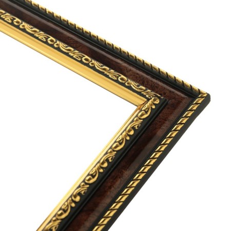 Frame for paintings (mirrors) 10 x 15 x 3.0 cm, plastic, calligrata 6448, dark nut-2