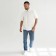 Male shirt, white color, size 56