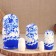 Doll "gzhel", blue dress, 5 puppet, 18 cm
