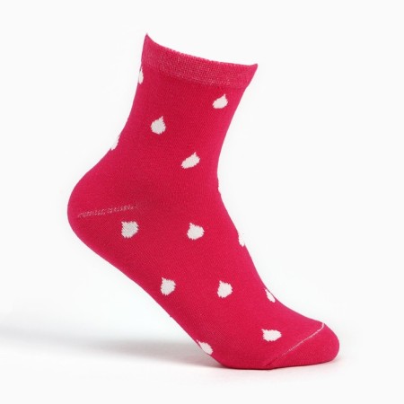 Women's socks, red color, size 36-38