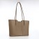 Bag Female Tout with zipper, beige color