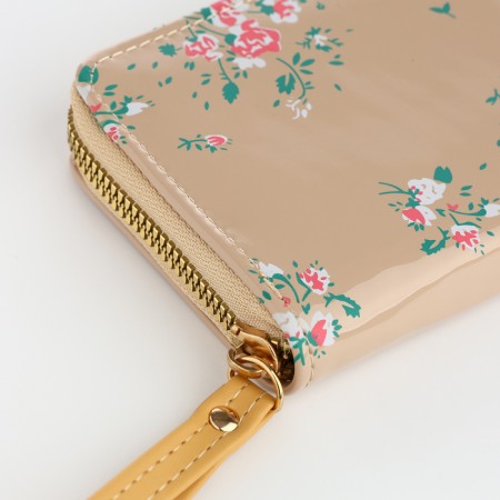 Women's wallet with lightning, beige color-3