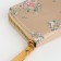 Women's wallet with lightning, beige color