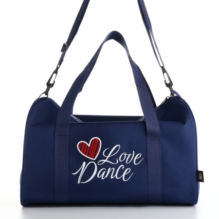 Female sports bag, textura, small size, blue color-3