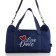 Female sports bag, textura, small size, blue color