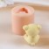 Mold Silicone "Bear Hands by the mouth" (prayer 4.5x3.7x3.5cm)