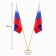 Flagste-floor double 2 m, retractable, platform D-30 cm
