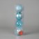 Set of balls plastic D-8 cm, 4 pcs "Naomi" blue
