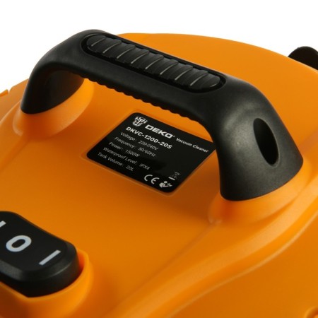 Industrial Deko DKVC-1200-20S vacuum cleaner, 1500 watts, 20 l, 38 mm-4