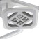 Causteen with PDU 1156/6wt LED 144W 3000-6000K Dimmer white 78x78x10 cm Bayerlux