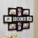 Photo frame Plastic in 8 photos 10x15 cm "House" Black 42.5x65 cm