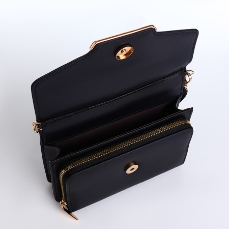 Women's bag with lightning, black color-8