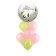 A set of balloons "Performance", foil, latex, 9 pcs.