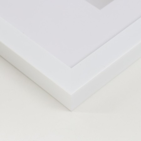 Photo frame Plastic "Mira" 20x30 cm, 641861 White (plastic screen)-1