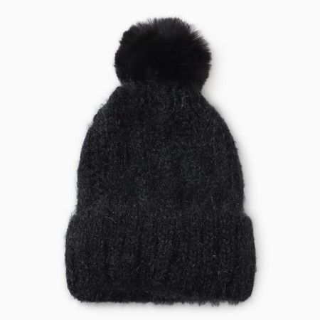 Women's hat minku, black color, rr 56-58-5