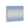 Santa Carder Mirror "Saturn 70" Color Austrian oak