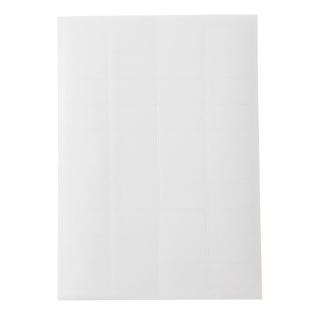 A4 labels are self -adhesive 50 sheets, 80 g/m, on a sheet of 40 labels, size: 48.5 x 25.4 mm, glossy, white
