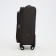 Small suitcase 20 ”, lightning department, code lock, 4 wheels, outer pocket, brown color