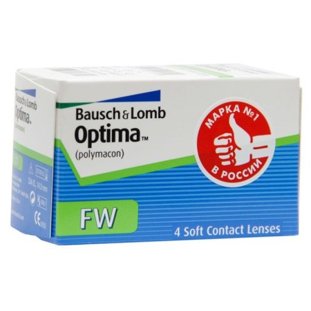 Contact lenses Optima FW, -6.5/8.7, in a set of 4 pcs.