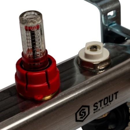 Collector Group Stout SMS-0927-000002, with consumables, valve, 2 outputs, stainless steel. steel-1