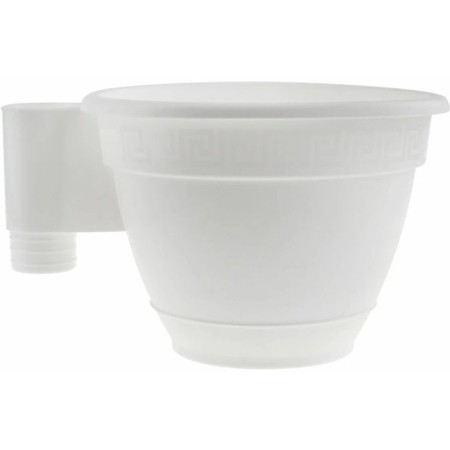 Cascade-Kashpo "Antik", 30 × 30 × 23 cm, for flowers, plastic, white-1