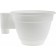 Cascade-Kashpo "Antik", 30 × 30 × 23 cm, for flowers, plastic, white