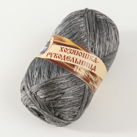 Yarn "Nosomic supplement" 100% polypropylene 200 ± 20m/50g set 2pcs (gray, harsh)-2