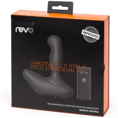 Revo Stealth prostate vibration massager, with a rotating head-5