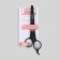 Hairdressers scissors with emphasis, in a case, blade - 7 cm, black/silver color