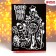 New Year's engraving "Funny New Year!" with the color base